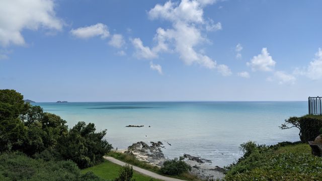 Cancale : Vue de notre hotel