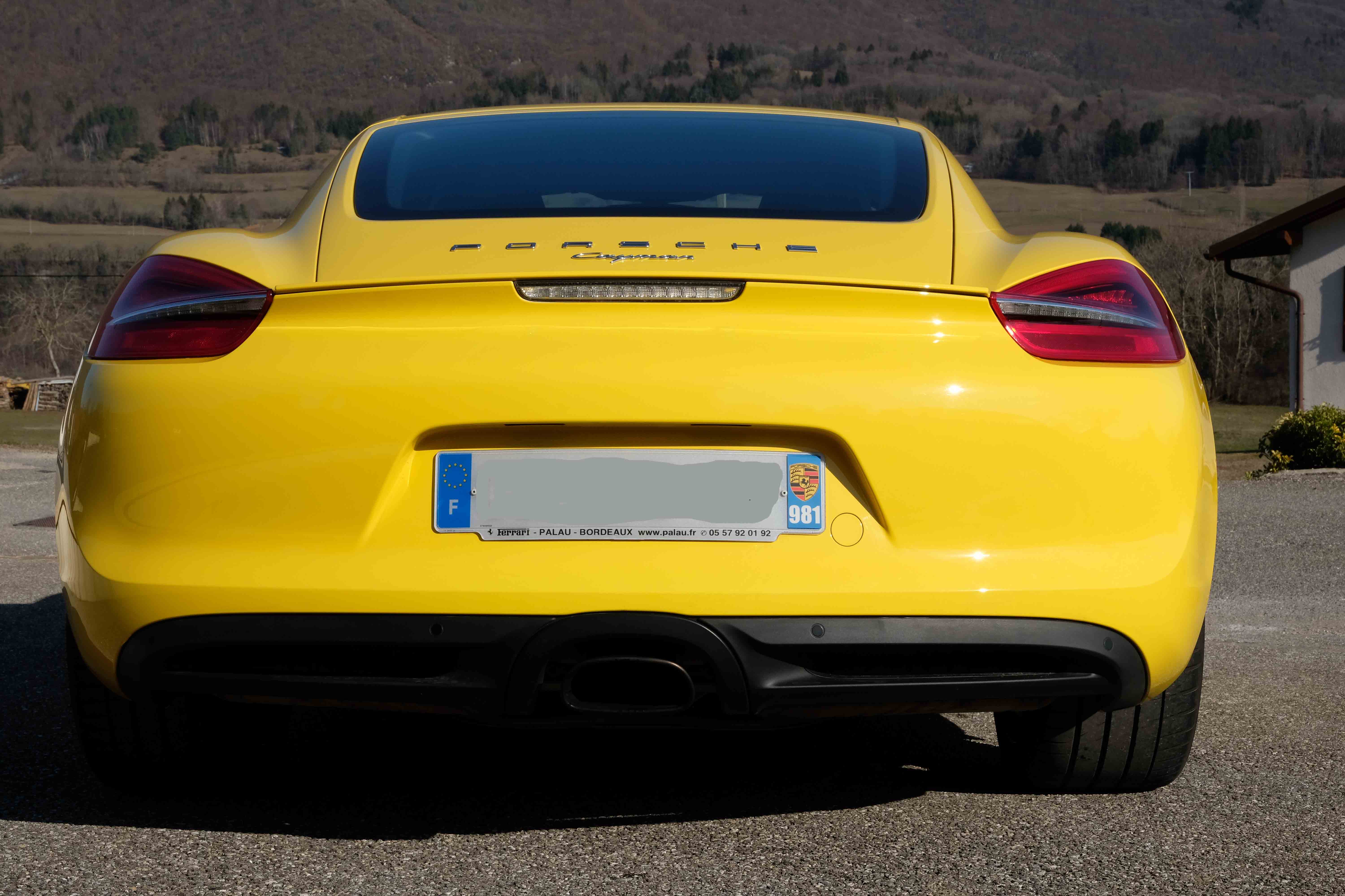 CAYMAN 981 2.7 PDK JAUNE RACING Boxster & Cayman & 911 VENDUS Boxster Cayman 911 (Porsche)