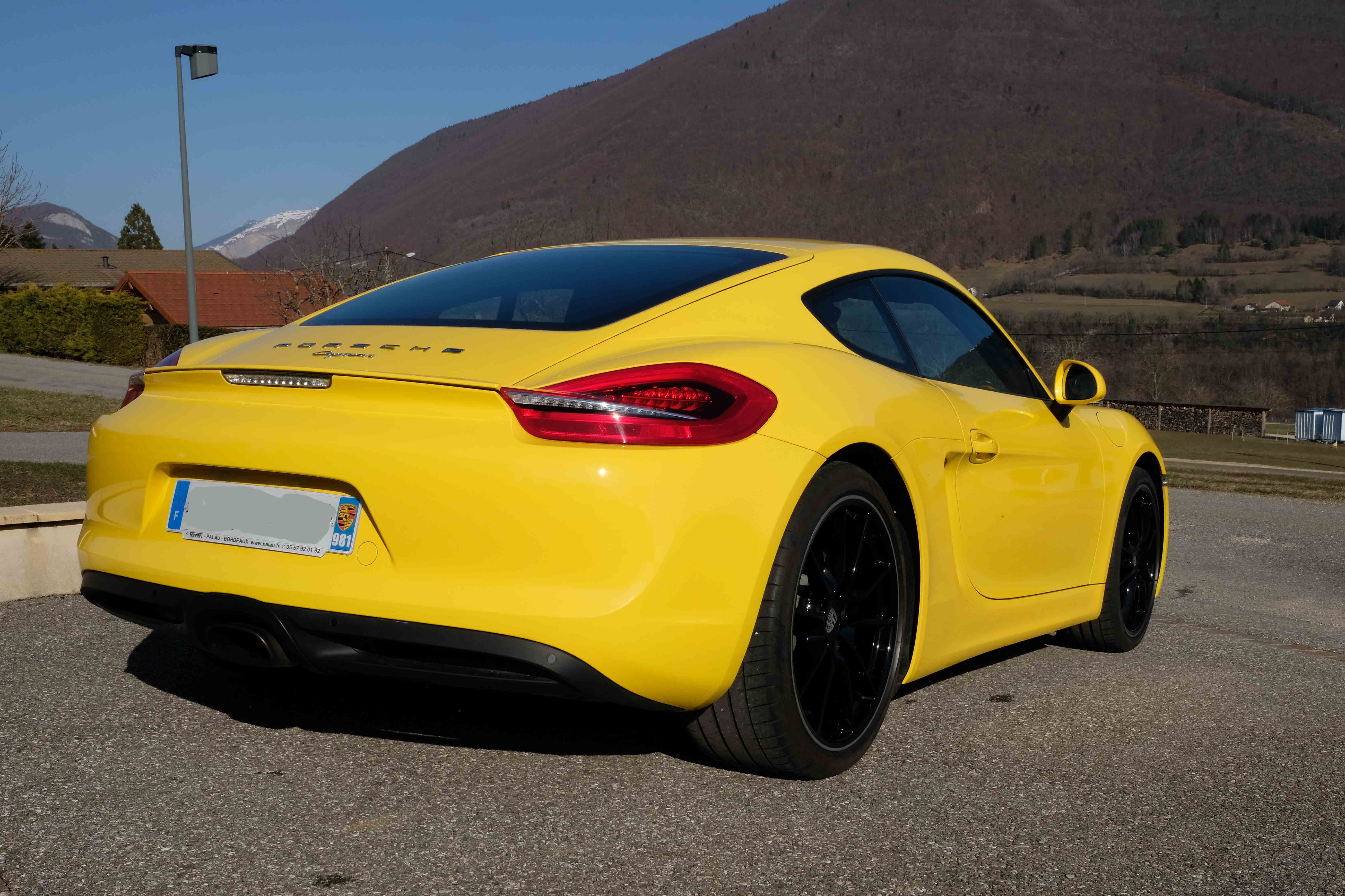 CAYMAN 981 2.7 PDK JAUNE RACING Boxster & Cayman & 911 VENDUS Boxster Cayman 911 (Porsche)